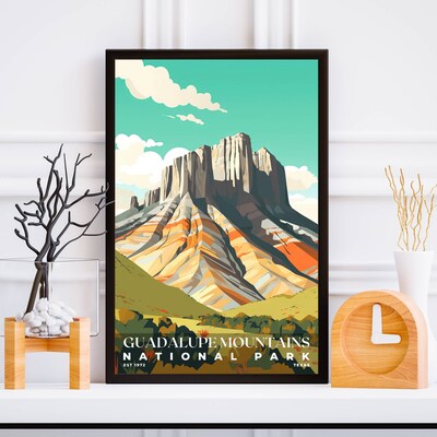 Guadalupe Mountains National Park Poster, Travel Art, Office Poster, Home Decor | S3 - image5